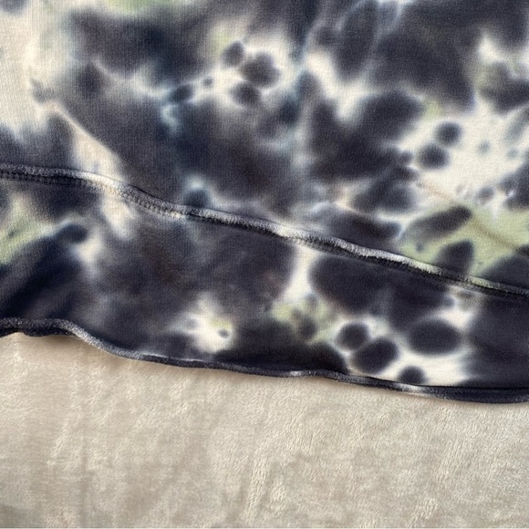 Soft Surroundings Hoodie Large Tie-Dye Gray &  Light Teal - Picture 5 of 8